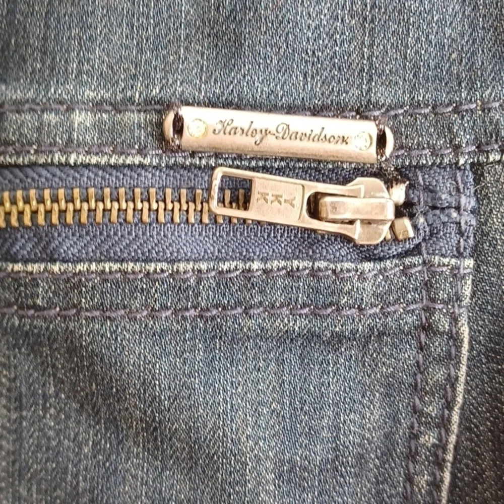 HARLEY Davidson Jeans Jacket. - Picture 2 of 10